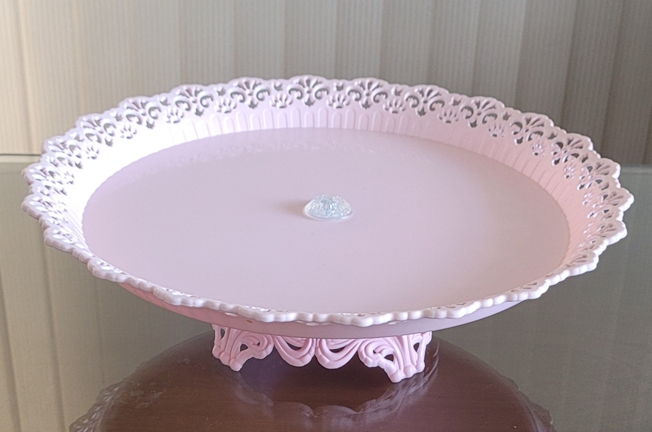 Porta Doces Floral Rosa - G - lucia mendonça decoraçoes