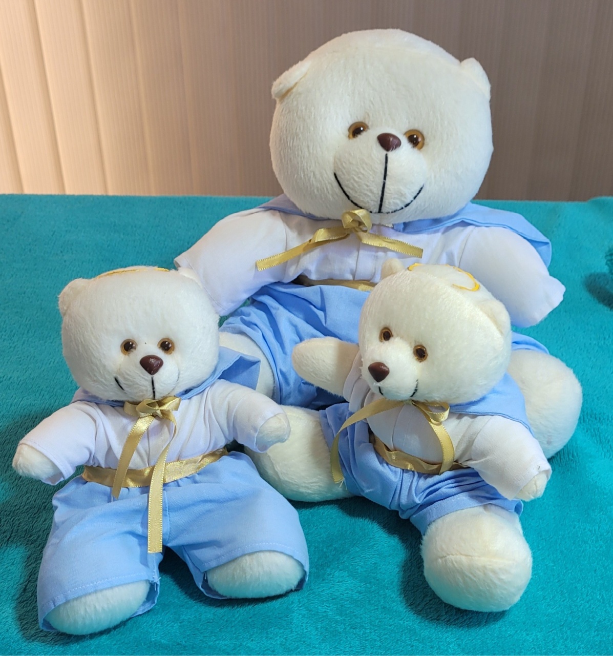 Urso Príncipe - Trio - lucia mendonça decoraçoes