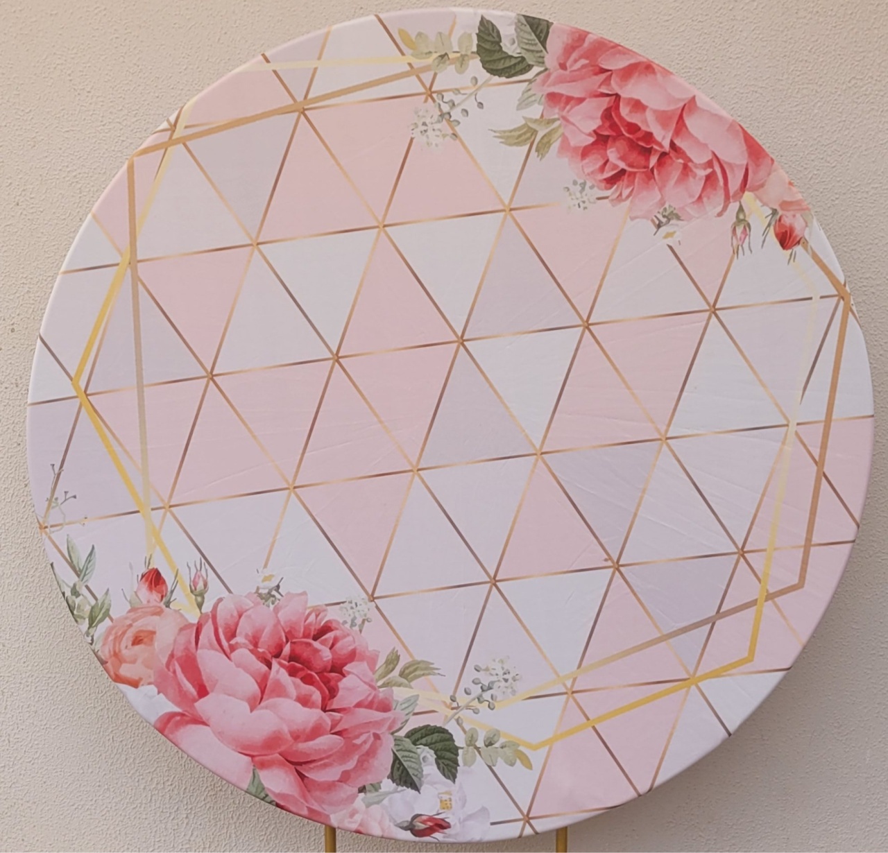 Capa Painel Floral Trapézio  - lucia mendonça decoraçoes