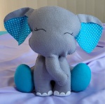 Elefante Cinza/Azul - imagem 2