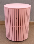 Cômoda Oval Ripada Rosa - imagem 3