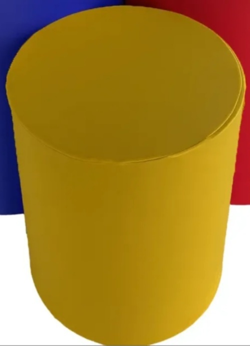 Capa Cilindro Br Amarelo - P - lucia mendonça decoraçoes