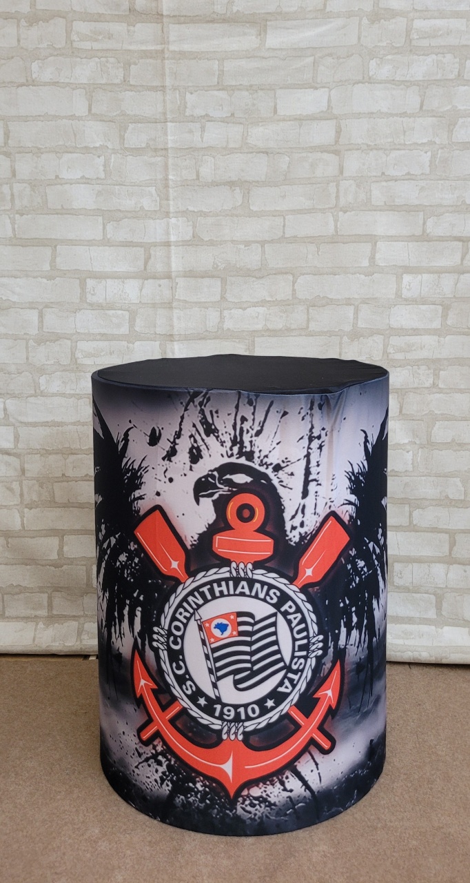 Capa Cilindro Corinthians M - lucia mendonça decoraçoes
