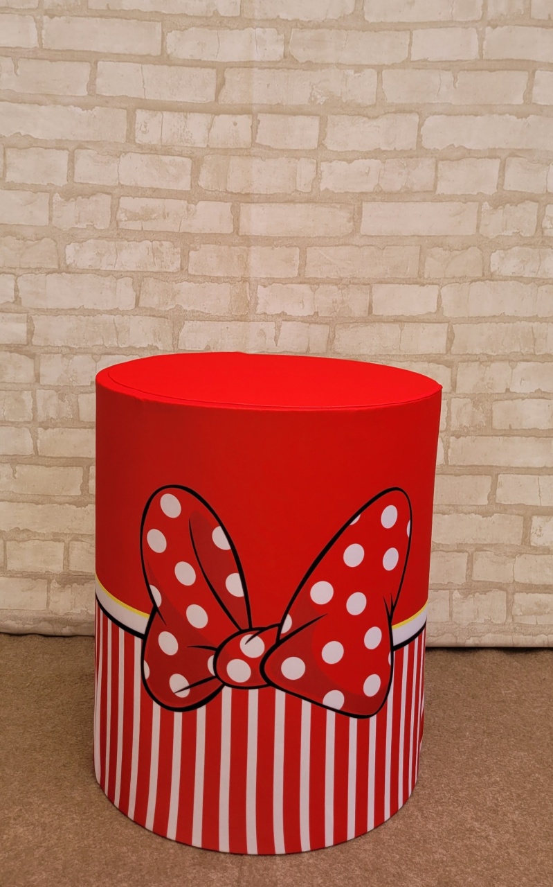 Capa Cilindro Minie Vermelha - P - lucia mendonça decoraçoes