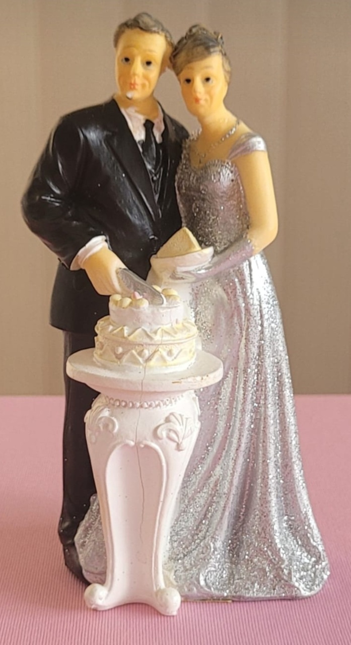 Topper Para Bolo - Casamento  - lucia mendonça decoraçoes