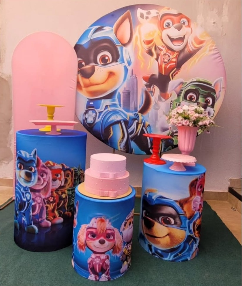  Patrulha Canina -  O Filme - Rosa - lucia mendonça decoraçoes