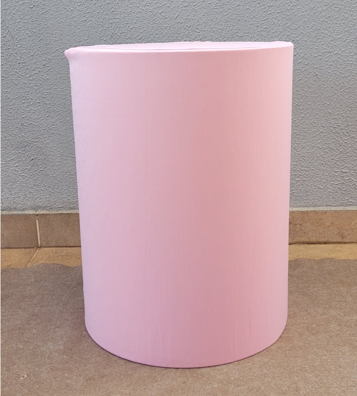 Capa Cilindro Rosa Clean - M - lucia mendonça decoraçoes