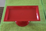 Vermelho  - Retangular Com Pé  - imagem 2