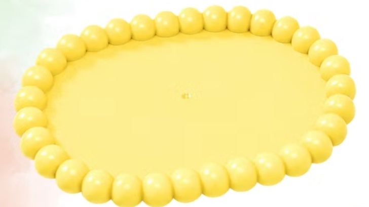 Boleira Petit Oval - Amarelo Candy - lucia mendonça decoraçoes