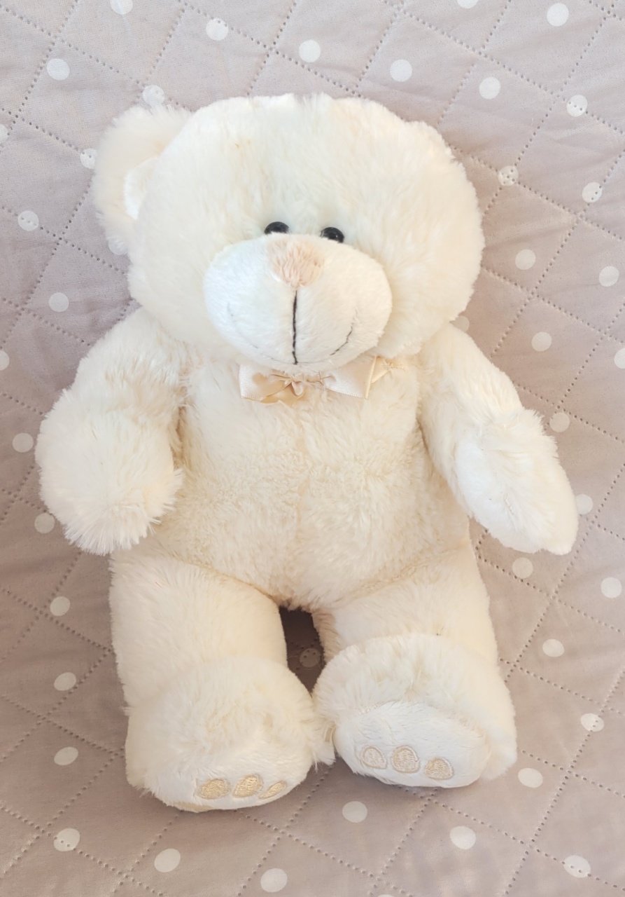 Urso M - Creme - lucia mendonça decoraçoes