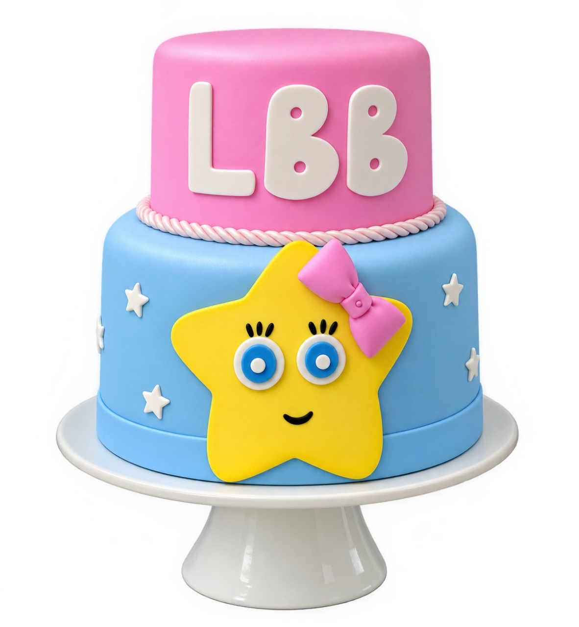 Bolo Lbb - lucia mendonça decoraçoes
