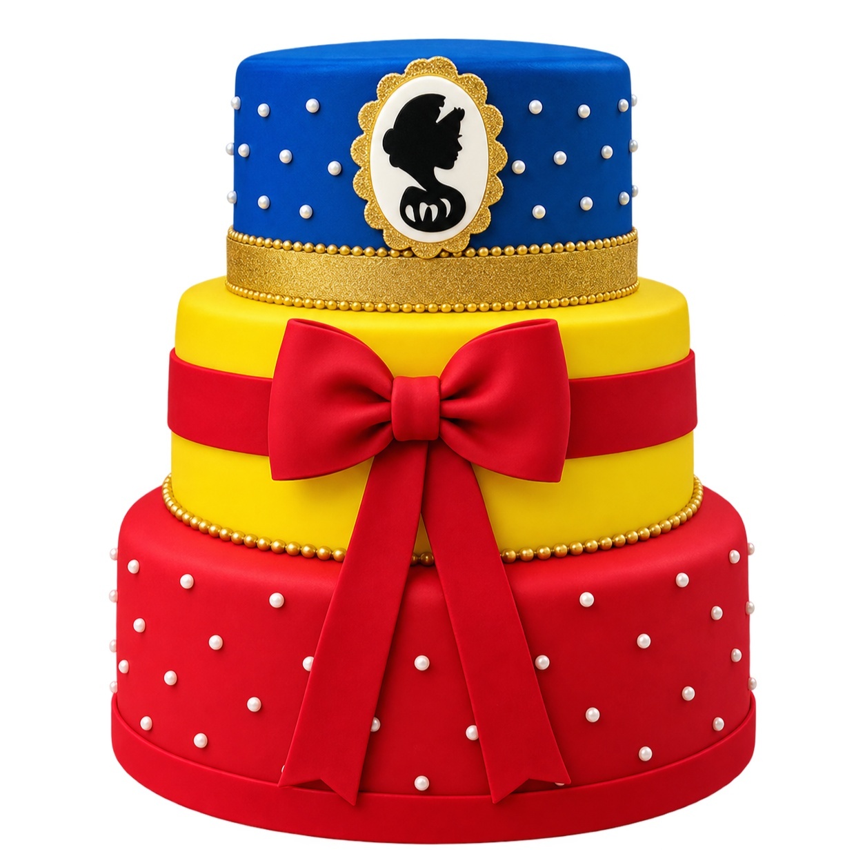 Bolo Branca de Neve - lucia mendonça decoraçoes