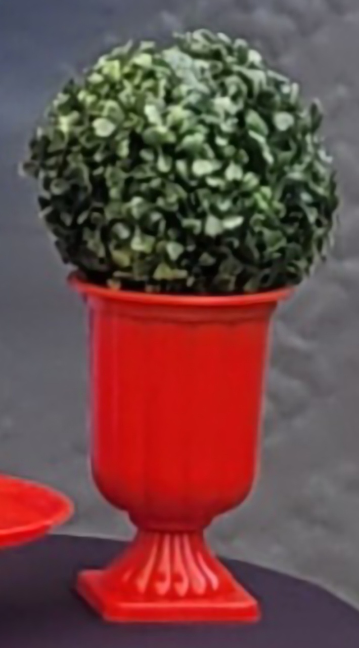 Buchinho P + Vaso Vermelho P - lucia mendonça decoraçoes