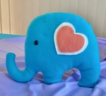 Elefante Cinza/Azul - imagem 3