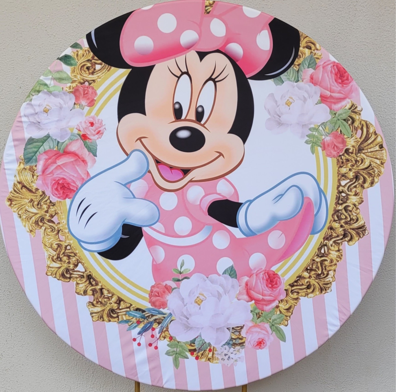 Capa Para Painel Minie Rosa  - lucia mendonça decoraçoes