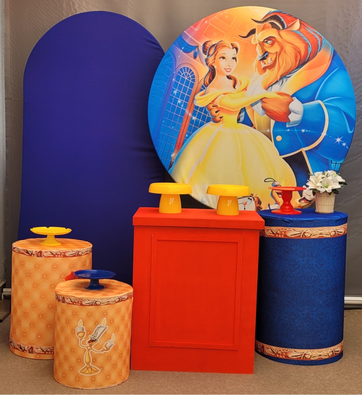 A Bela E A Fera - G - lucia mendonça decoraçoes