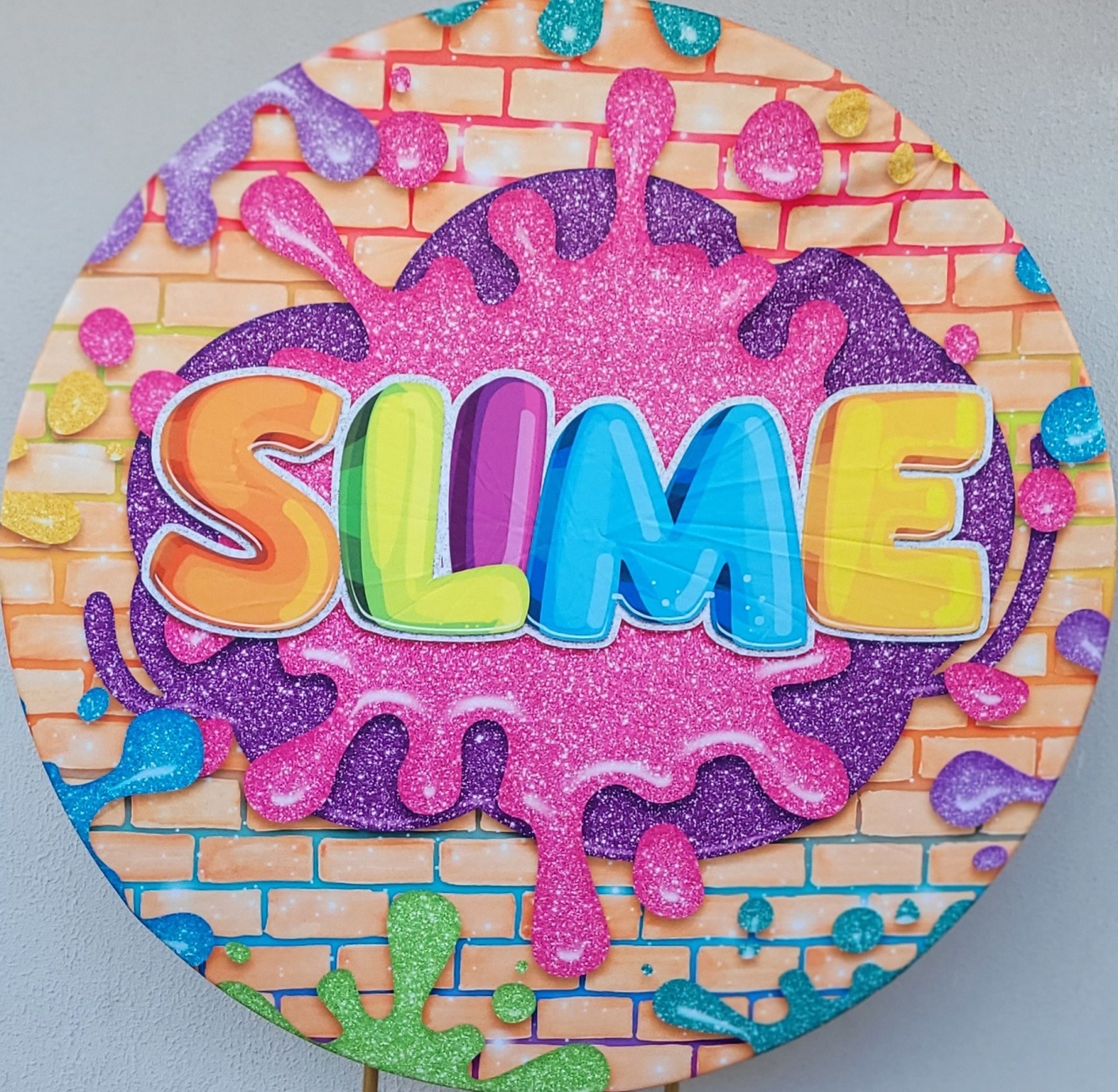 Capa Painel Slime - lucia mendonça decoraçoes