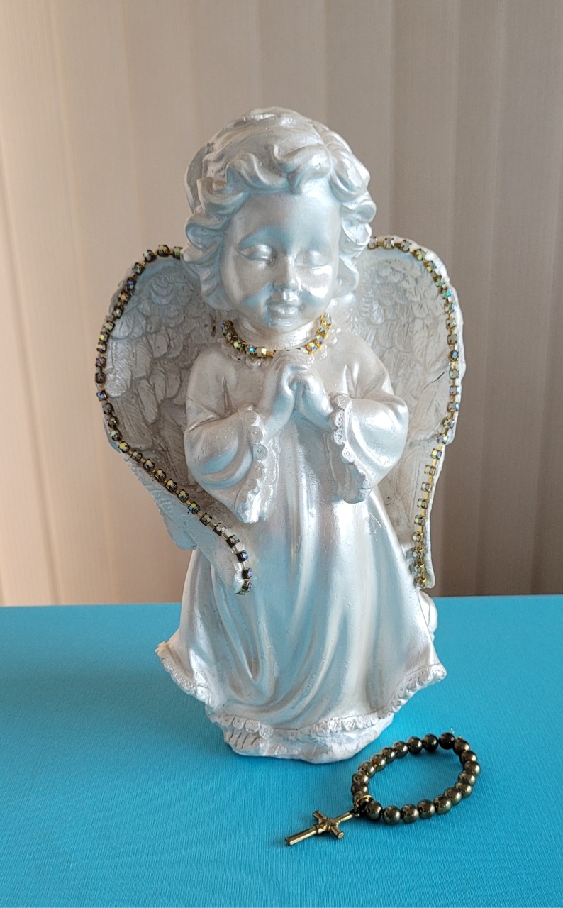 Anjo Terço  - lucia mendonça decoraçoes