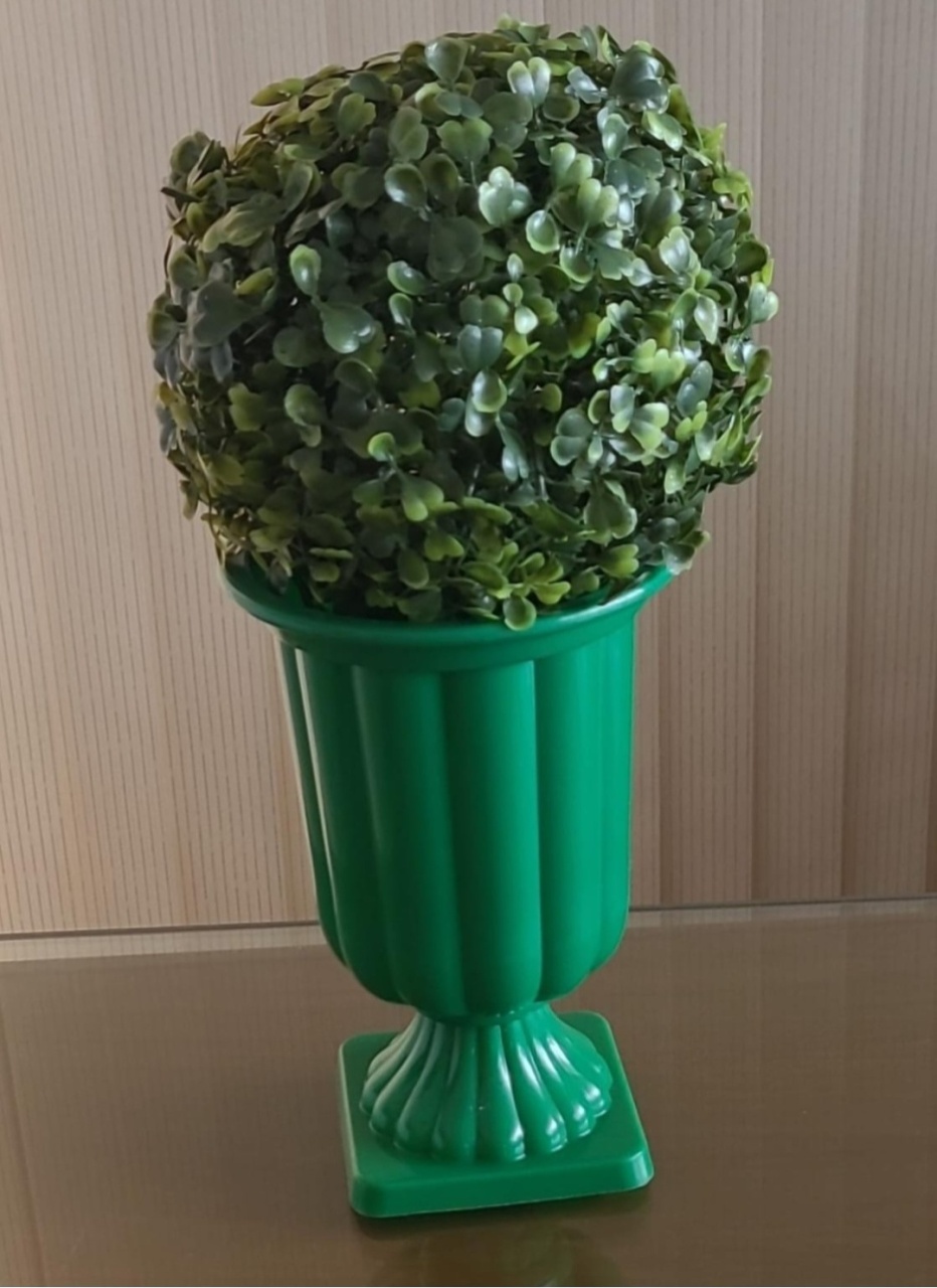 Vaso Verde P + Buchinho - lucia mendonça decoraçoes