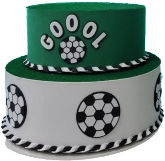 Bolo Futebol - lucia mendonça decoraçoes