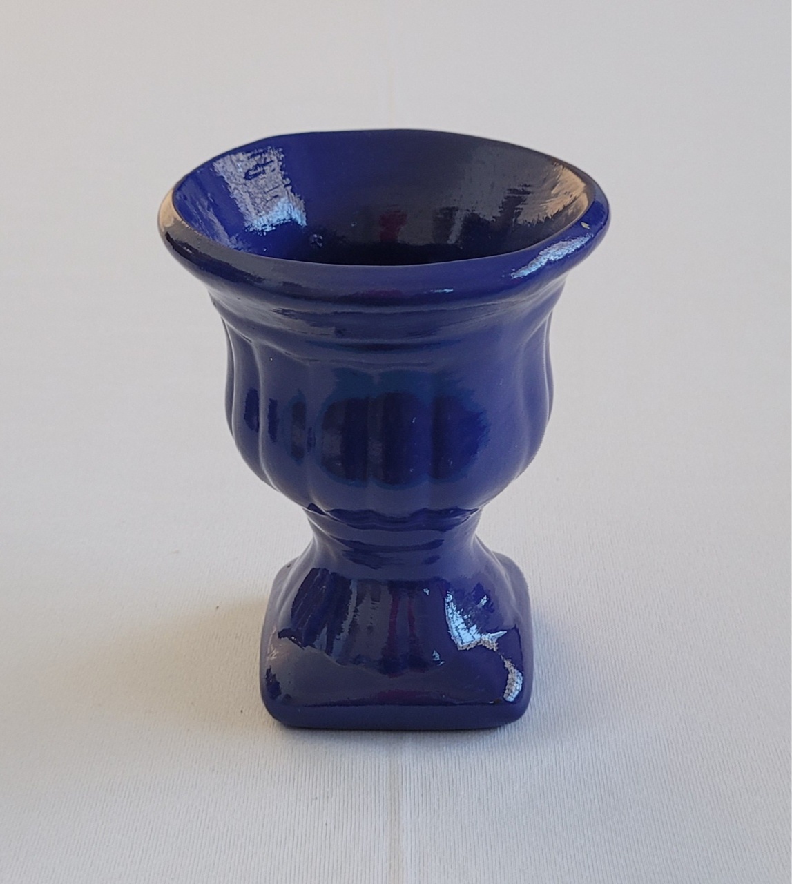 Vaso Azul Escuro  - Pp - lucia mendonça decoraçoes