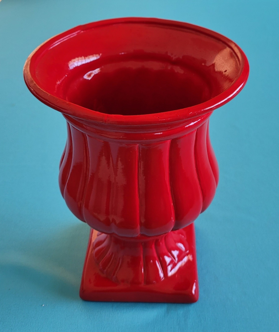 Vaso Vermelho M - lucia mendonça decoraçoes