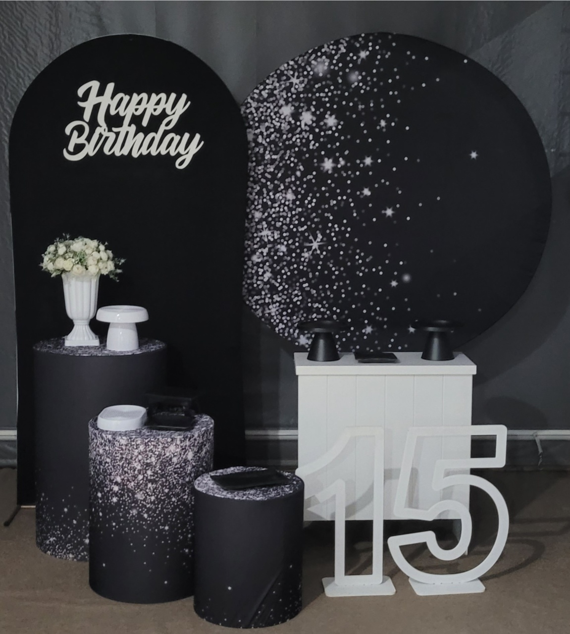 Preto Glitter - lucia mendonça decoraçoes