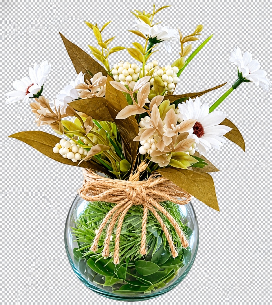 Vaso/Arranjo Vidro Pp - lucia mendonça decoraçoes
