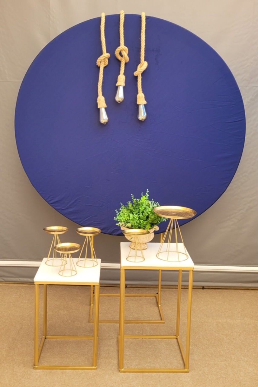 Azul Com Luminárias - lucia mendonça decoraçoes