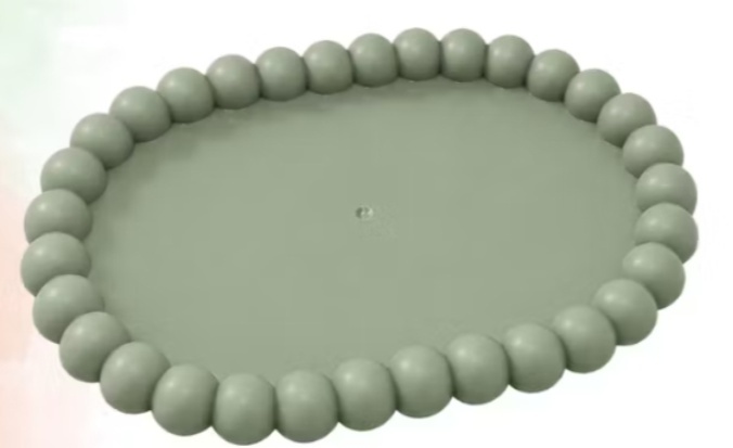 Bandeja Petit Oval - Verde Menta - lucia mendonça decoraçoes