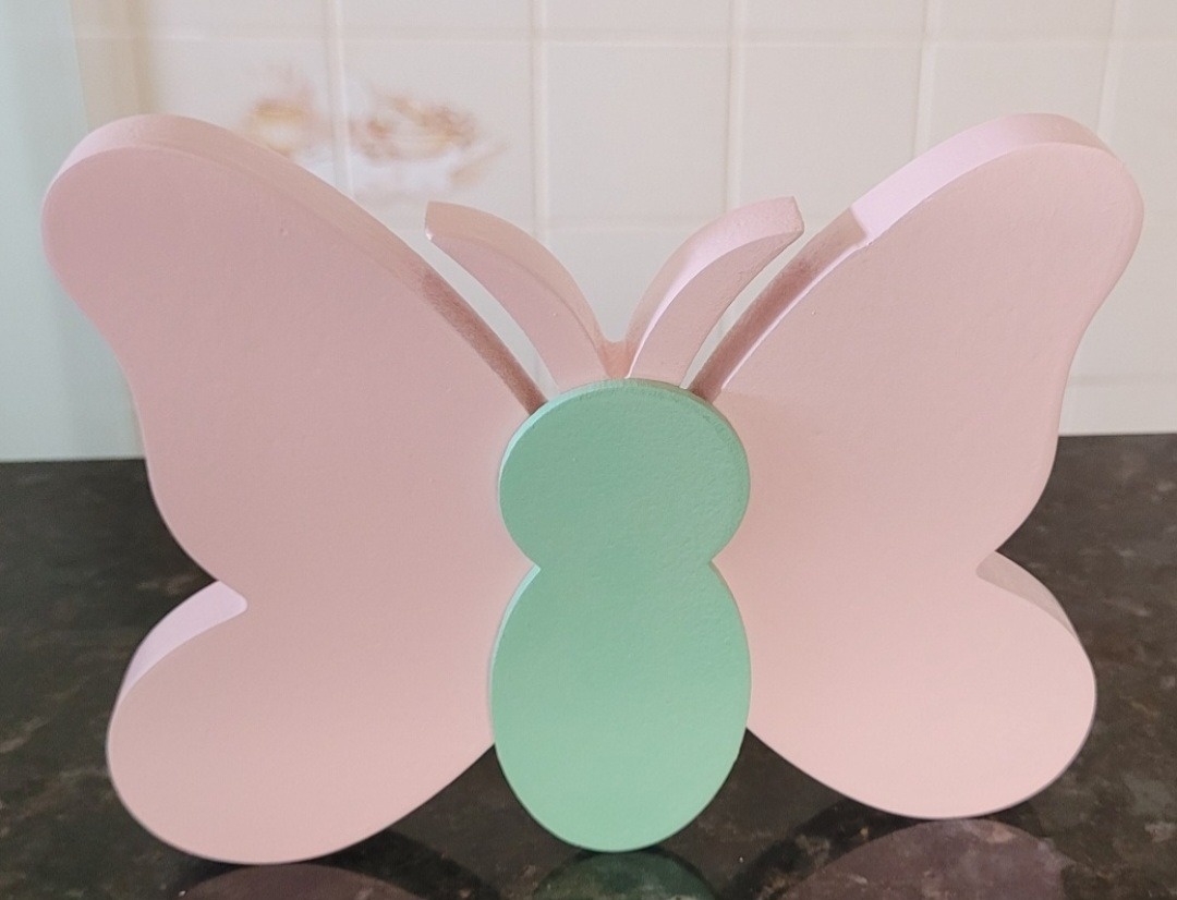 Borboleta Rosa Clean - lucia mendonça decoraçoes