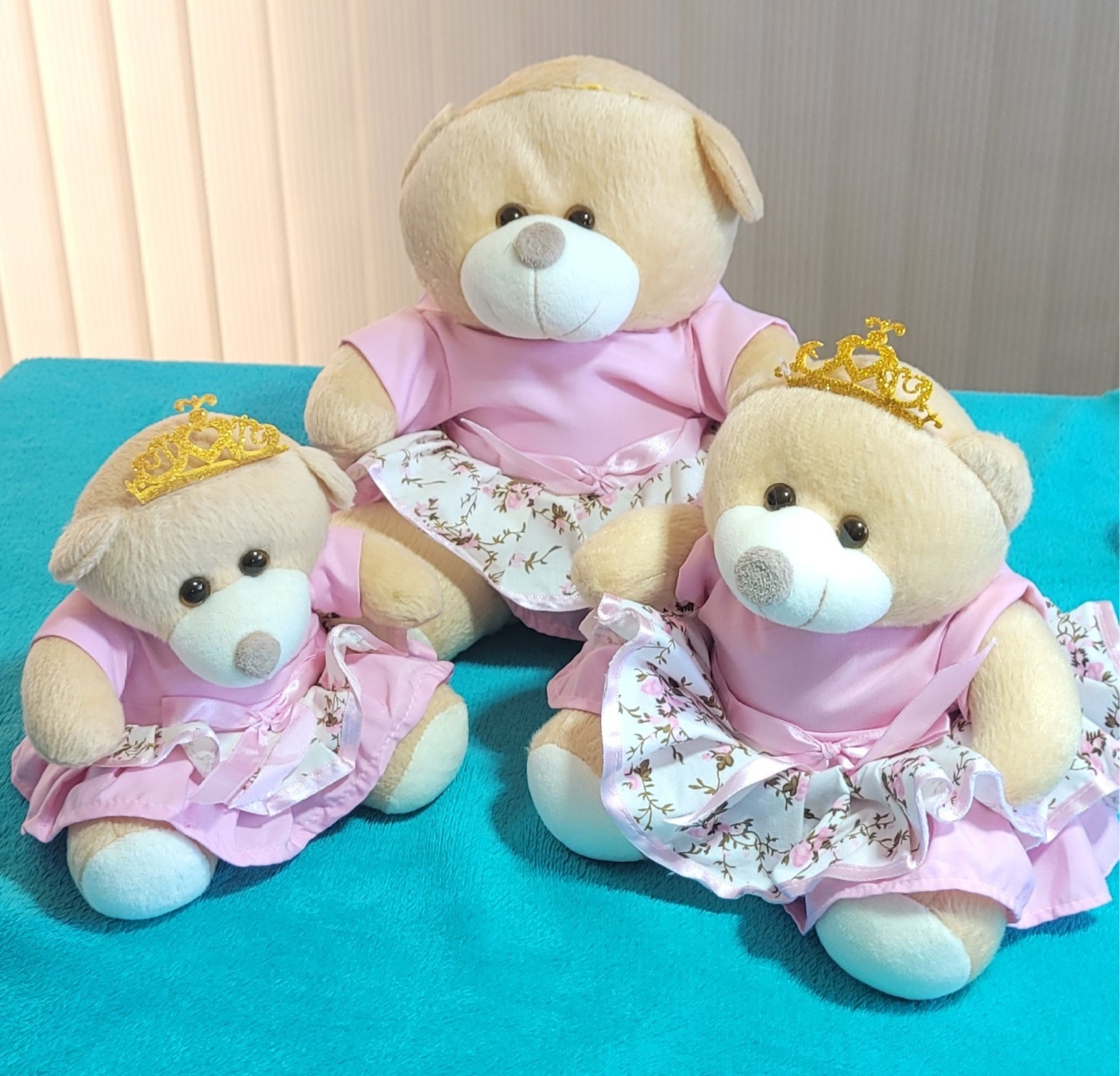 Ursa Princesa - Trio - lucia mendonça decoraçoes