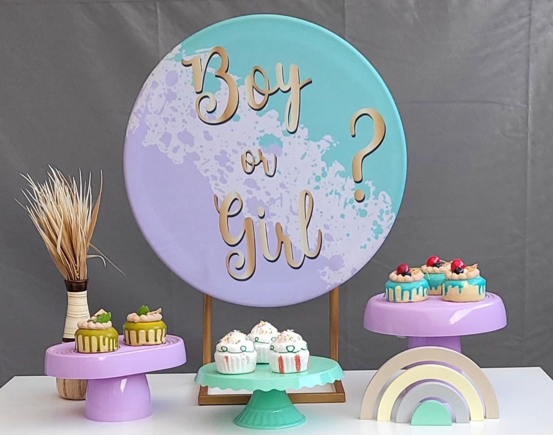 Mini - Revelação  - lucia mendonça decoraçoes