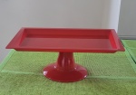 Vermelho  - Retangular Com Pé  - imagem 1