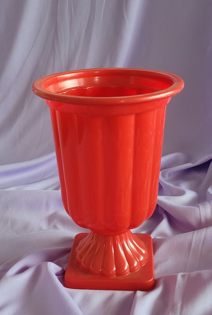 Vaso Vermelho P - lucia mendonça decoraçoes