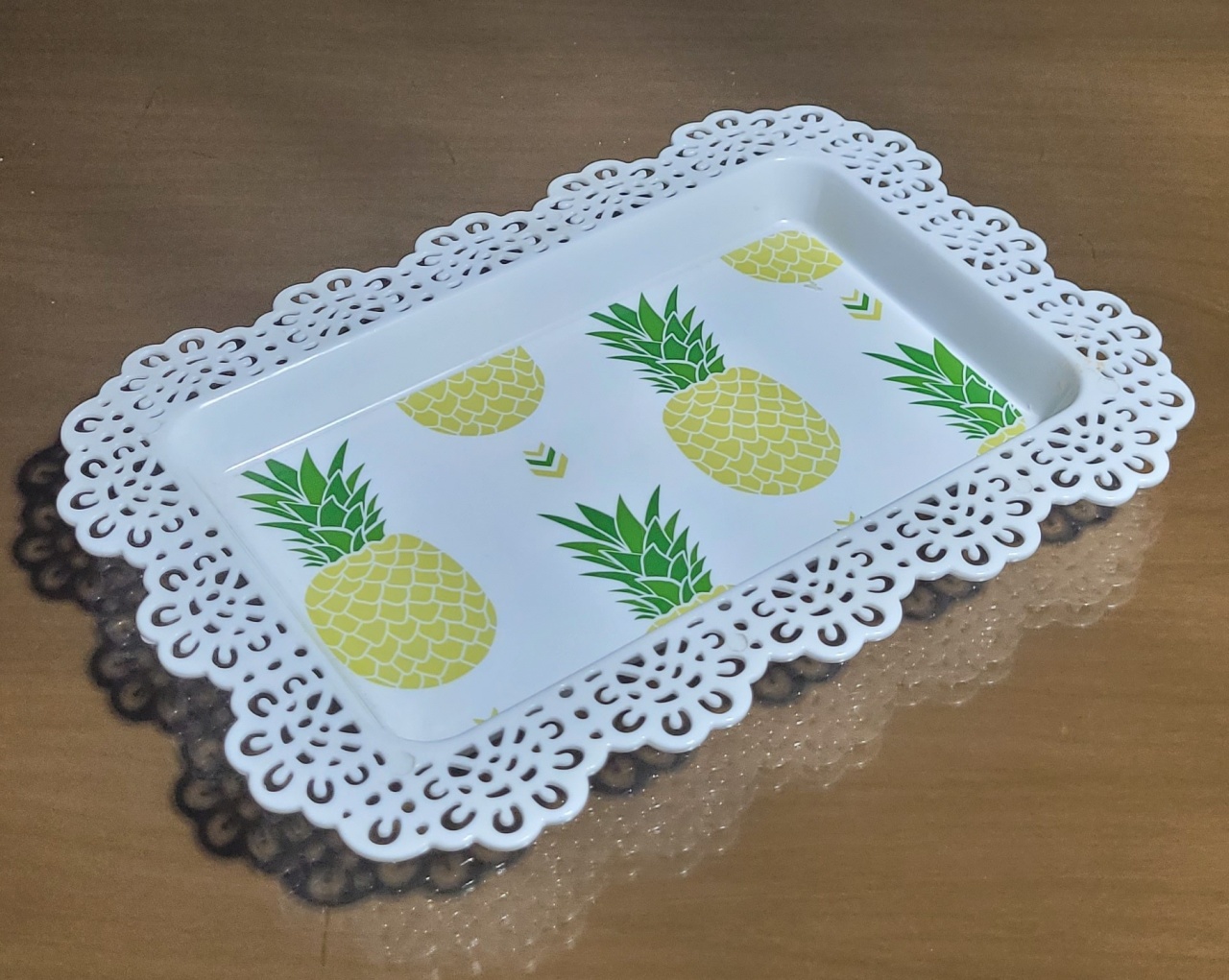 Bandeja Abacaxi - lucia mendonça decoraçoes
