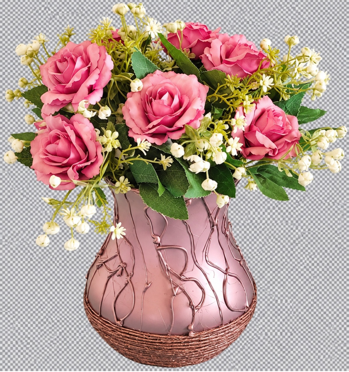 Arranjo Rosas P - lucia mendonça decoraçoes