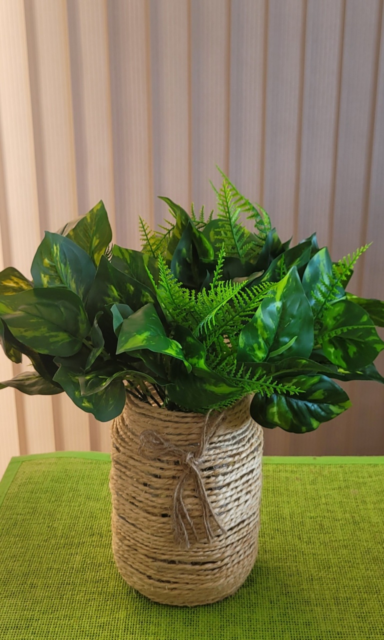 Arranjo Folhagem / Samambaia - lucia mendonça decoraçoes