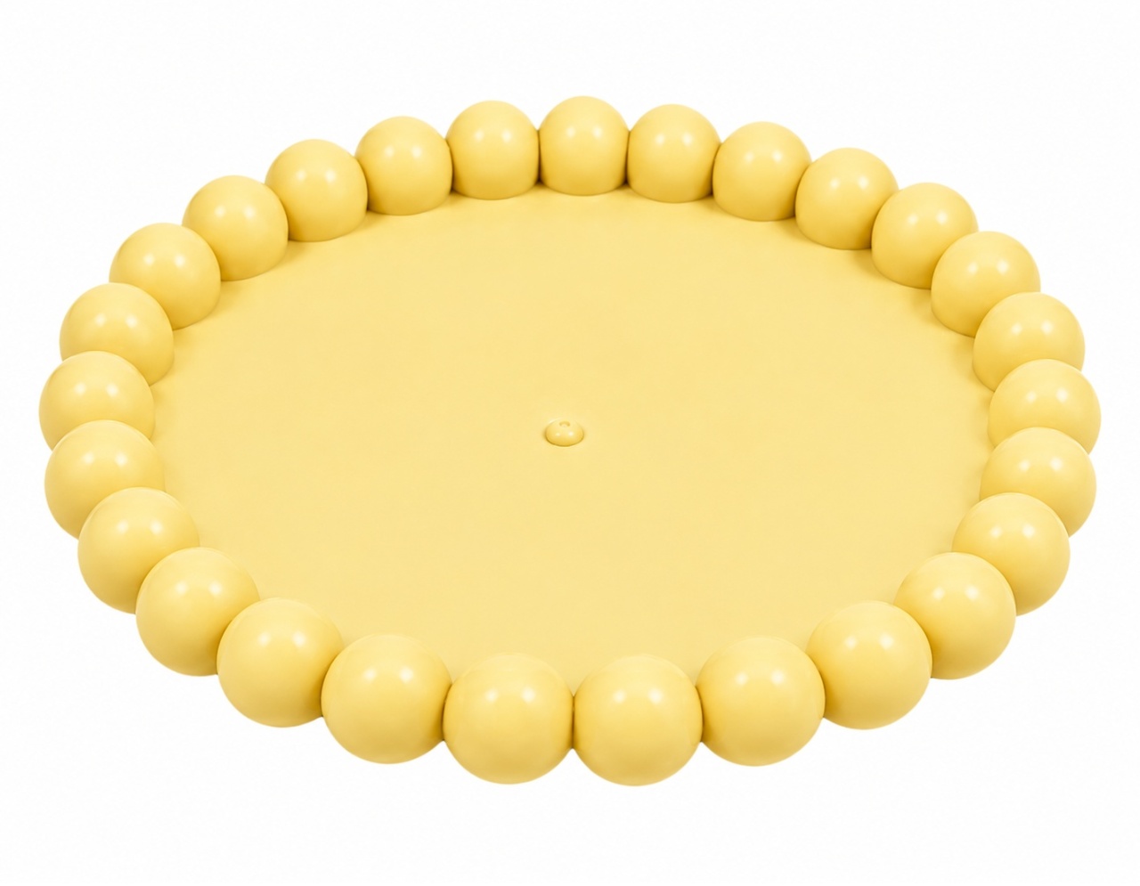 Bandeja Petit Redonda - Amarelo Candy - lucia mendonça decoraçoes