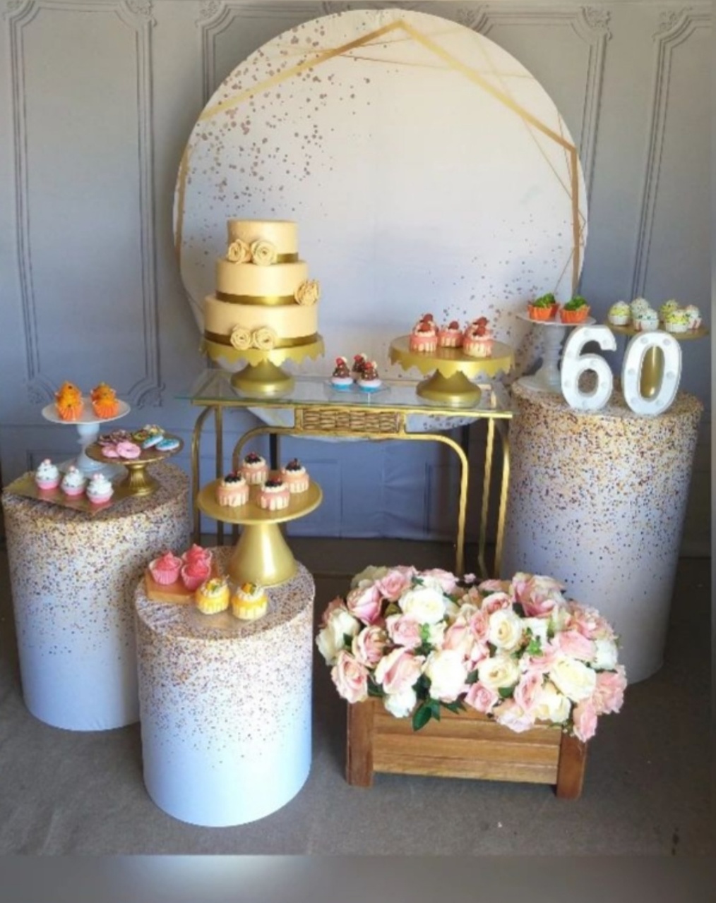 Dourado Glitter - lucia mendonça decoraçoes