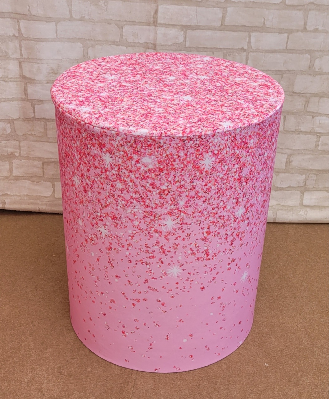 Capa Cilindro Risa Glitter M - lucia mendonça decoraçoes