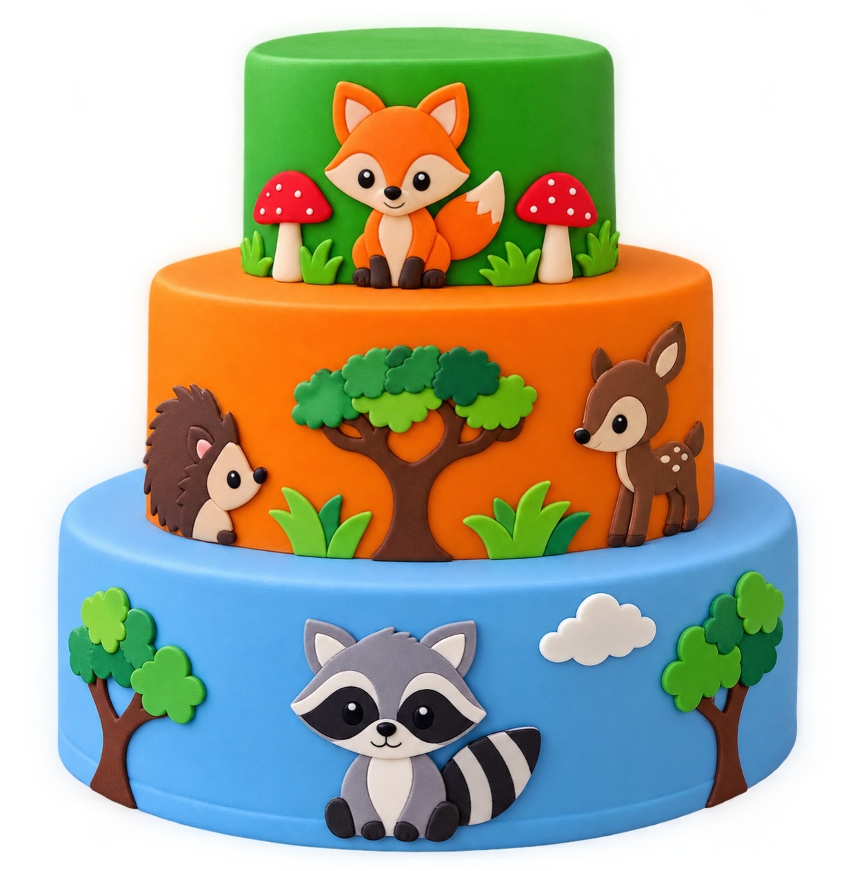 Bolo Safari Bb - lucia mendonça decoraçoes
