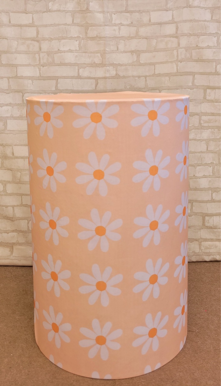 Capa Cilindro Margaridas - G - lucia mendonça decoraçoes