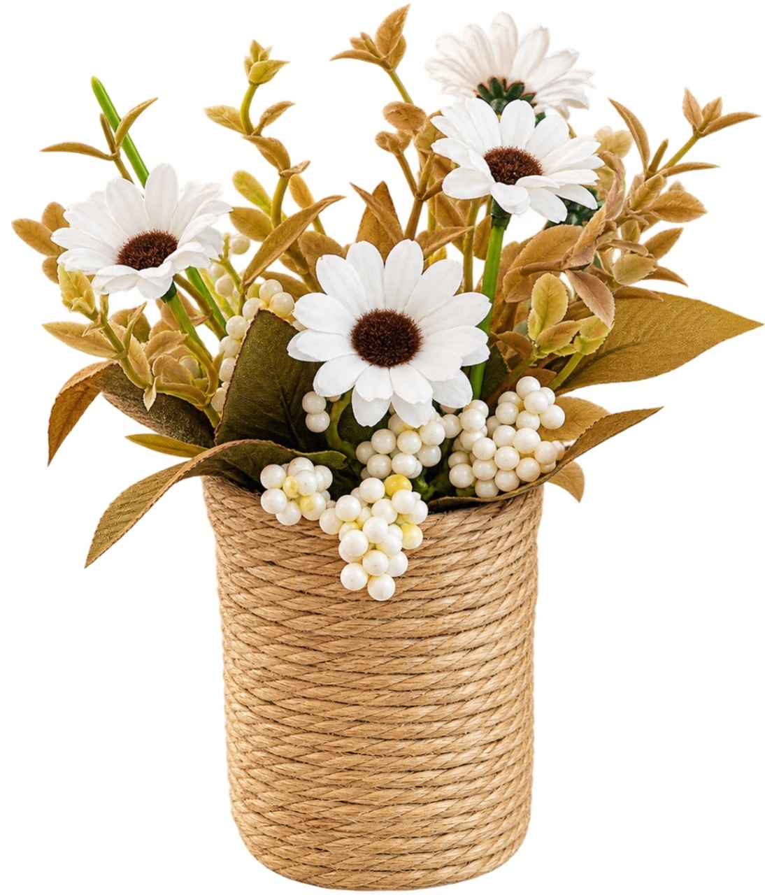Vaso Barbante + Arranjo Pp - lucia mendonça decoraçoes