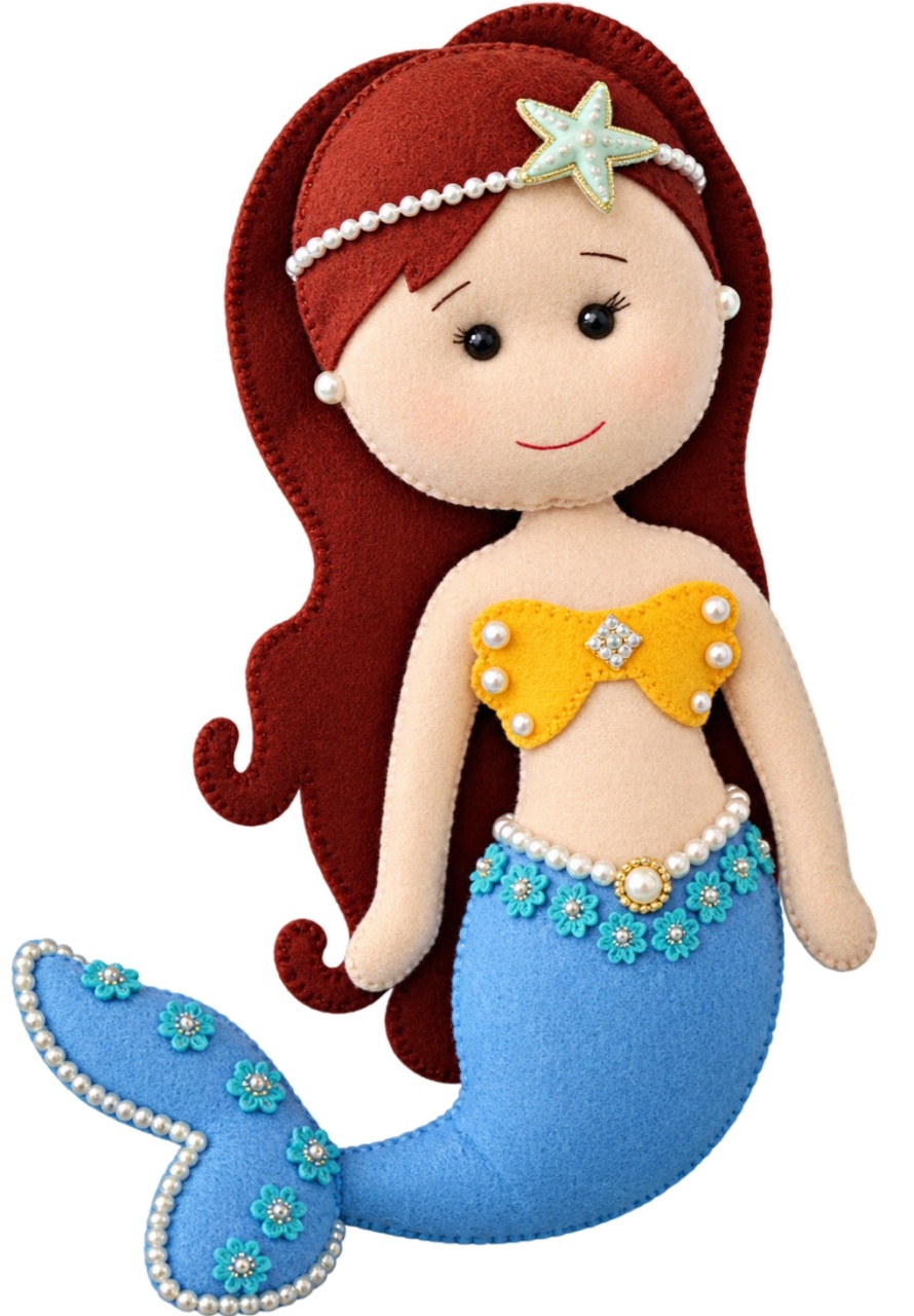 Sereia - Azul - lucia mendonça decoraçoes