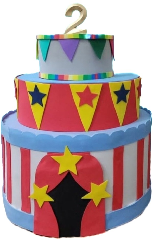 Bolo Circo - lucia mendonça decoraçoes