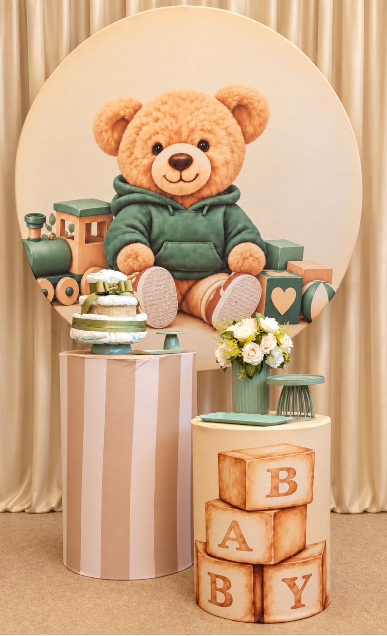Chá Fralda Urso Baby 4 - lucia mendonça decoraçoes