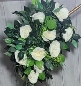Arranjo Branco P - Painel - lucia mendonça decoraçoes