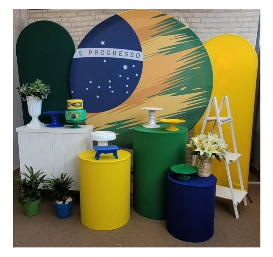 Futebol 10 - Bandeira Do  Brasil - lucia mendonça decoraçoes
