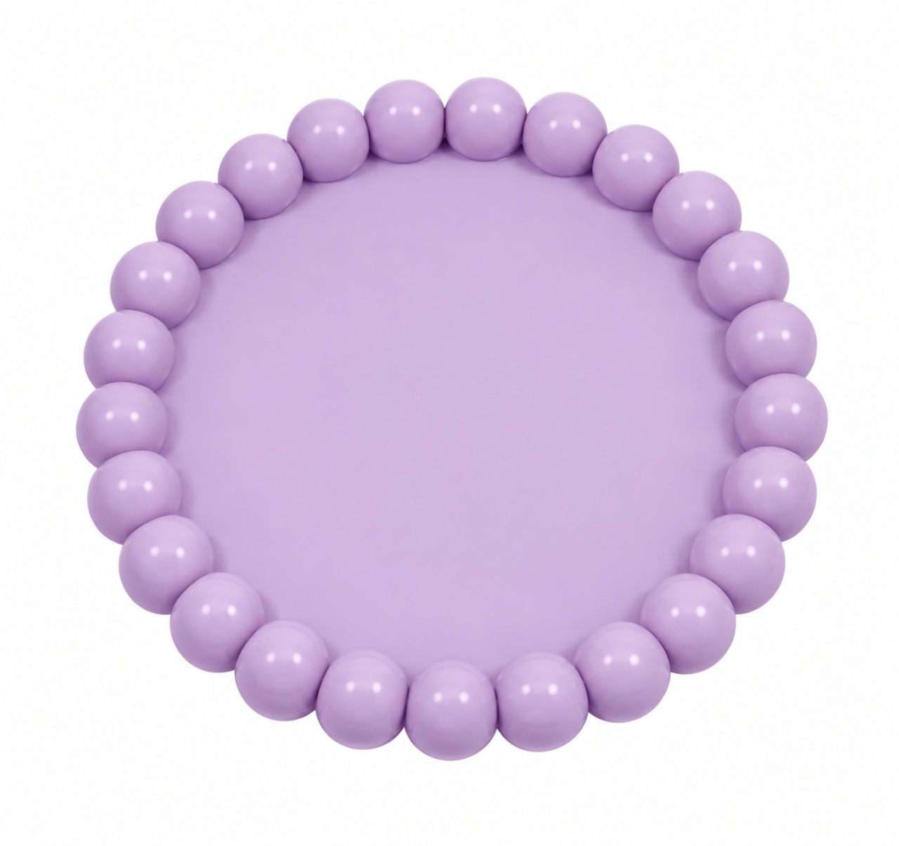 Bandeja Petit Redonda -Lilas - lucia mendonça decoraçoes